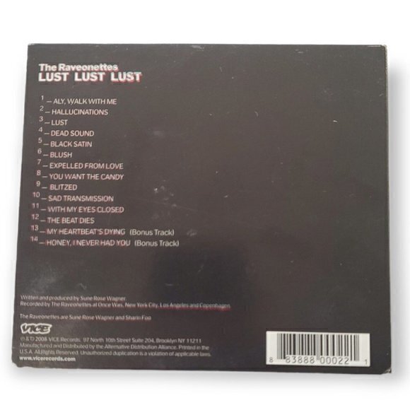 The Raveonettes - Lust Lust‎ Lust [2008 CD] - Picture 2 of 3
